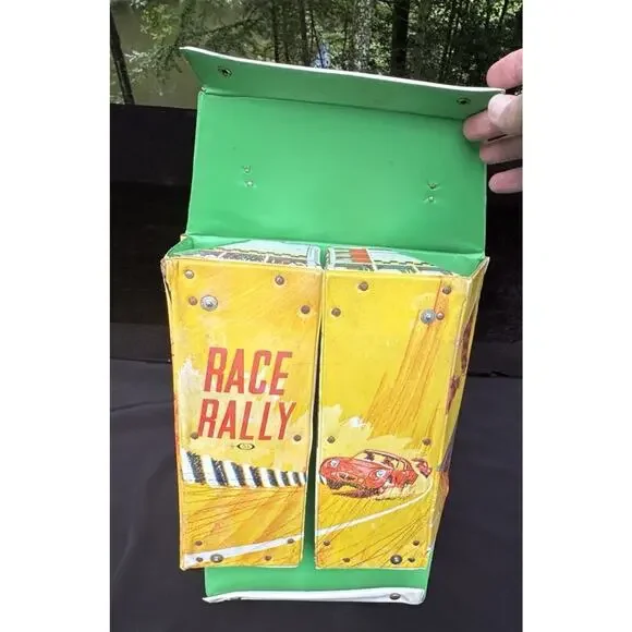 Vintage 1970’s Motorific Race Rally slot Car Carrying Case Slotless Cars